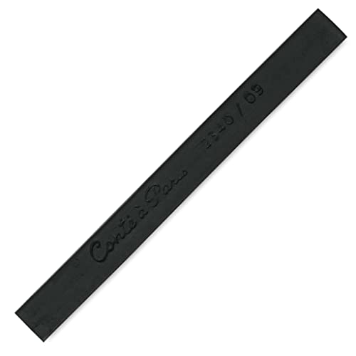 Conté a Paris 500270 Pastellkreide mit hoher Lichtechtheit aus hochwertigen Pigmente für Skizzen und Portraits, Länge 65mm, Querschnitt 6 x 6mm - Schwarz Conté a Paris 500270 Pastellkreide mit hoher Lichtechtheit aus hochwertigen Pigmente für Skizzen und Portraits, Länge 65mm, Querschnitt 6 x 6mm - Schwarz von Conté à Paris