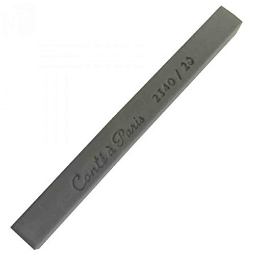 Conté a Paris 500280 Pastellkreide mit hoher Lichtechtheit aus hochwertigen Pigmente für Skizzen und Portraits, Länge 65mm, Querschnitt 6 x 6mm - Hellgrau Conté a Paris 500280 Pastellkreide mit hoher Lichtechtheit aus hochwertigen Pigmente für Skizzen und Portraits, Länge 65mm, Querschnitt 6 x 6mm - Hellgrau von Conté à Paris