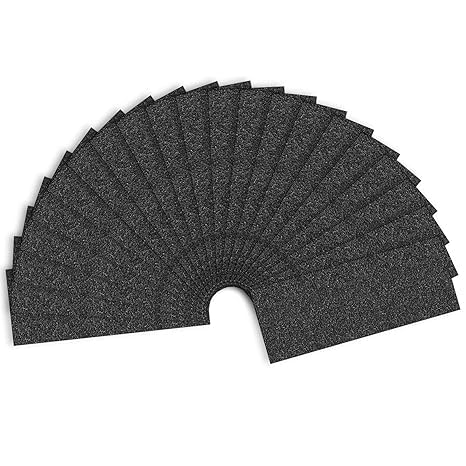 Schleifpapier, Körnung 60, 22,9 x 9,1 cm, Schleifpapier für Metall, Holz, Möbel, Auto und Handwerk, 20 Stück Schleifpapier, Körnung 60, 22,9 x 9,1 cm, Schleifpapier für Metall, Holz, Möbel, Auto und Handwerk, 20 Stück von CooBigo