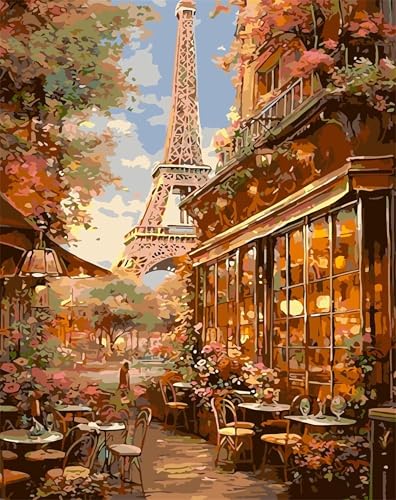 Malen nach Zahlen Set,Eiffelturm Paris Malen nach Zahlen für Erwachsene mit Pinseln und Acrylfarben DIY-Kombi-Rahmen Handgemalt Ölgemälde auf Leinwand Home Decor Acryl Paint by Numbers 50x65cm Malen nach Zahlen Set,Eiffelturm Paris Malen nach Zahlen für Erwachsene mit Pinseln und Acrylfarben DIY-Kombi-Rahmen Handgemalt Ölgemälde auf Leinwand Home Decor Acryl Paint by Numbers 50x65cm von Cooiiye