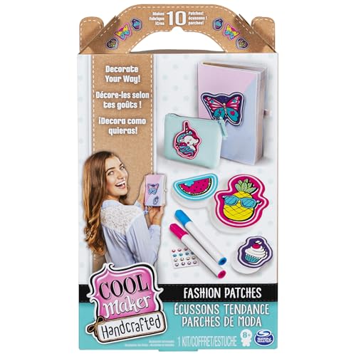 Cool MAKER Handgefertigte modische Aufnäher, für 10 Aufnäher, für Kinder ab 8 Jahren Cool MAKER Handgefertigte modische Aufnäher, für 10 Aufnäher, für Kinder ab 8 Jahren von Cool MAKER