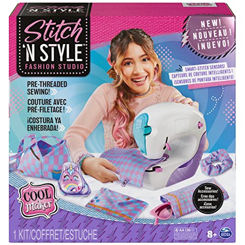 Cool Maker Stich n Style Fashion Studio - Einfach Nähen ohne einfädeln, Nähmaschine mit 6 Projekten für Kinder ab 8 Jahren Cool Maker Stich n Style Fashion Studio - Einfach Nähen ohne einfädeln, Nähmaschine mit 6 Projekten für Kinder ab 8 Jahren von Cool MAKER