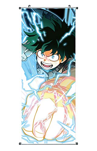 CoolChange Großes My Hero Academia Rollbild | Kakemono aus Stoff | Poster 100x40cm | Motiv: Izuku Midoriya von CoolChange