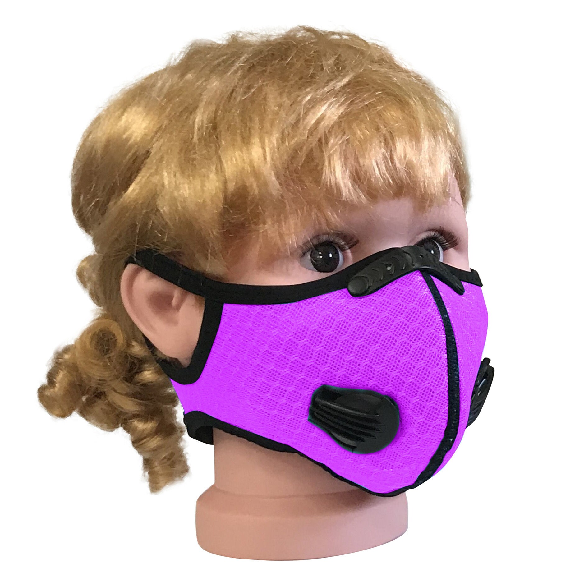 Kinder Sport Gesichtsmaske Mit Filter | Lila von CoolFaceLife