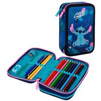 CoolPack Federmäppchen befüllt Jumper 2 Disney Stitch Motiv 35-teilig, 21,5 x 14,0 cm von CoolPack