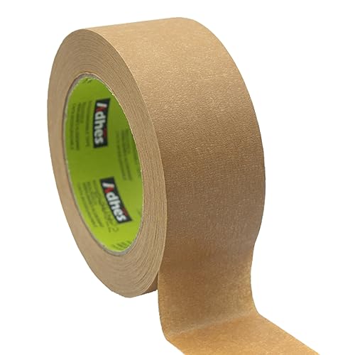 Paketband papier - 12er Pack, Biologisch abbaubares Klebeband, aus umweltfreundlichem Kraftpapier, 80% biobasiertes Material, recycelbar – packband braun - je 50 m x 50 mm (12 Rollen) von Cooleben