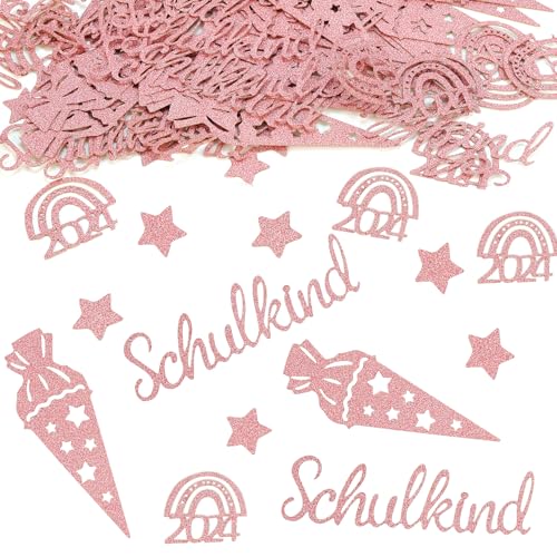 100 Stück Schulkind Konfetti Glitzer Rosegold, Schulkind 2024 Einschulung Deko,Streudeko Einschulung für Schuleinführung, Schulanfang, Einschulung Junge und Mädchen 100 Stück Schulkind Konfetti Glitzer Rosegold, Schulkind 2024 Einschulung Deko,Streudeko Einschulung für Schuleinführung, Schulanfang, Einschulung Junge und Mädchen von Coolon