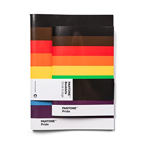 Copenhagen Design PANTONE Notizheft, unliniert, 2er-Set, je 40 Seiten, Pride von Copenhagen Design