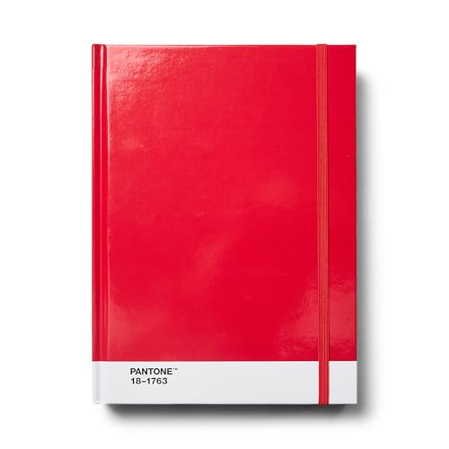 PANTONE Notebook L, Large, hard cover, Red 18-1763 PANTONE Notebook L, Large, hard cover, Red 18-1763 von Copenhagen Design