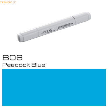 3 x Copic Marker B06 Peacock Blue von Copic