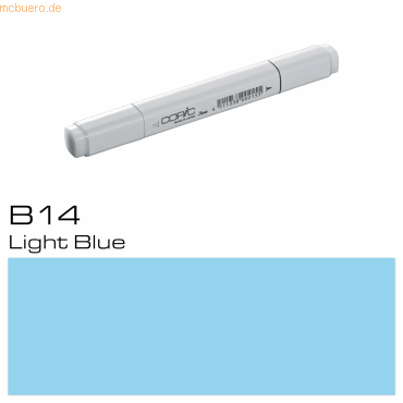 3 x Copic Marker B14 Light Blue von Copic