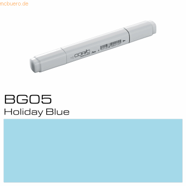 3 x Copic Marker BG05 Holiday Blue von Copic