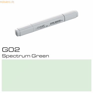 3 x Copic Marker G02 Spectrum Green von Copic