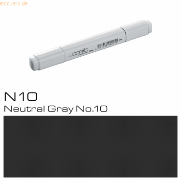 3 x Copic Marker N10 Neutral Gray von Copic