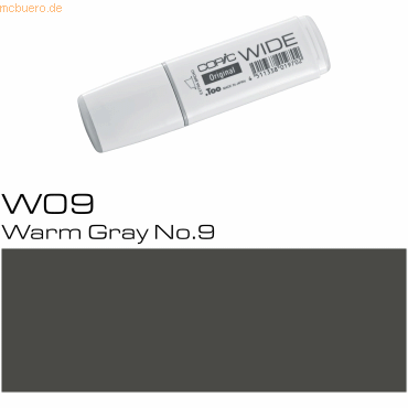 3 x Copic Marker Copic Wide W9 warm grey von Copic