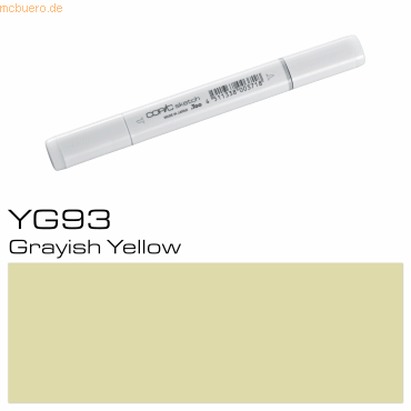 3 x Copic Pinselmarker Sketch YG93 3 x Copic Pinselmarker Sketch YG93 von Copic