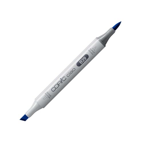 COPIC Ciao Marker Typ B - 29, Ultramarine, vielseitiger Layoutmarker, mit einer mittelbreiten und einer Brush-Spitze von Copic