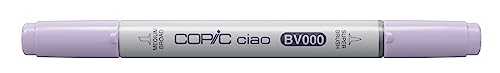 COPIC Ciao Marker Typ BV - 000, Iridescent Mauve, vielseitiger Layoutmarker, mit einer mittelbreiten und einer Brush-Spitze von Copic