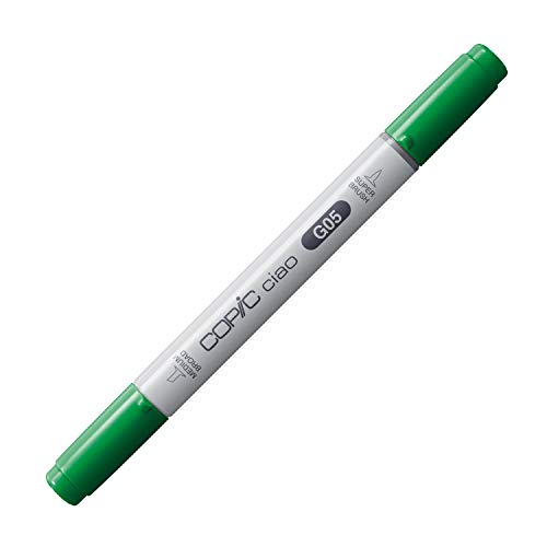 COPIC Ciao Marker Typ G - 05, Emerald Green, vielseitiger Layoutmarker, mit einer mittelbreiten und einer Brush-Spitze COPIC Ciao Marker Typ G - 05, Emerald Green, vielseitiger Layoutmarker, mit einer mittelbreiten und einer Brush-Spitze von Copic