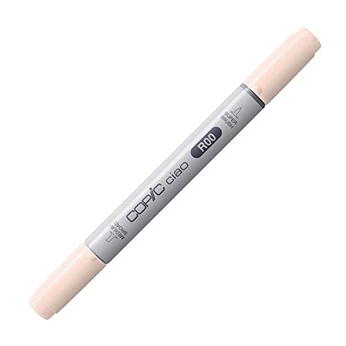 COPIC Ciao Marker Typ R - 00, Pinkish White, vielseitiger Layoutmarker, mit einer mittelbreiten und einer Brush-Spitze COPIC Ciao Marker Typ R - 00, Pinkish White, vielseitiger Layoutmarker, mit einer mittelbreiten und einer Brush-Spitze von Copic