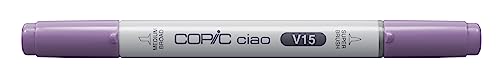 COPIC Ciao Marker Typ V - 15, Mallow, vielseitiger Layoutmarker, mit einer mittelbreiten und einer Brush-Spitze von Copic