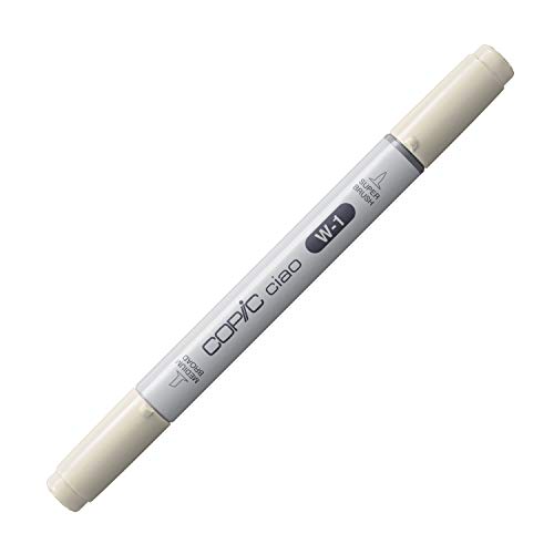COPIC Ciao Marker Typ W - 1, warm gray No. 1, vielseitiger Layoutmarker, mit einer mittelbreiten und einer Brush-Spitze COPIC Ciao Marker Typ W - 1, warm gray No. 1, vielseitiger Layoutmarker, mit einer mittelbreiten und einer Brush-Spitze von Copic