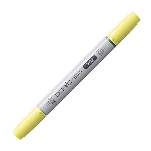COPIC Ciao Marker Typ Y - 02, Canary Yellow, vielseitiger Layoutmarker, mit einer mittelbreiten und einer Brush-Spitze COPIC Ciao Marker Typ Y - 02, Canary Yellow, vielseitiger Layoutmarker, mit einer mittelbreiten und einer Brush-Spitze von Copic