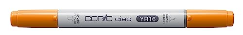 COPIC Ciao Marker Typ YR - 16, Apricot, vielseitiger Layoutmarker, mit einer mittelbreiten und einer Brush-Spitze COPIC Ciao Marker Typ YR - 16, Apricot, vielseitiger Layoutmarker, mit einer mittelbreiten und einer Brush-Spitze von Copic