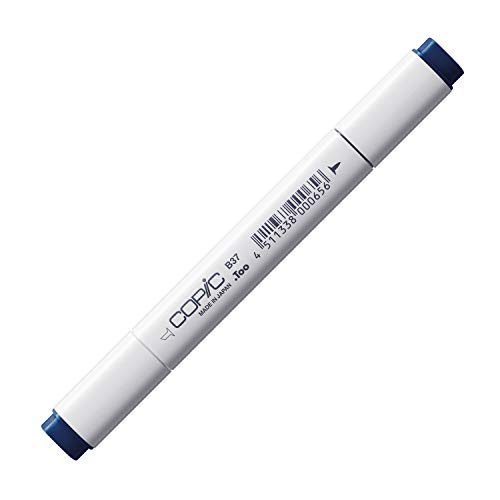 COPIC Classic Marker Typ B - 37, Antwerp Blue, professioneller Layoutmarker, mit einer breiten und einer feinen Spitze von Copic