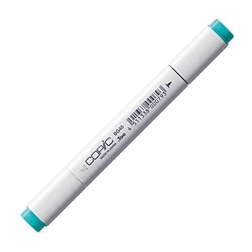 COPIC Classic Marker Typ BG - 45, Nile Blue, professioneller Layoutmarker, mit einer breiten und einer feinen Spitze von Copic