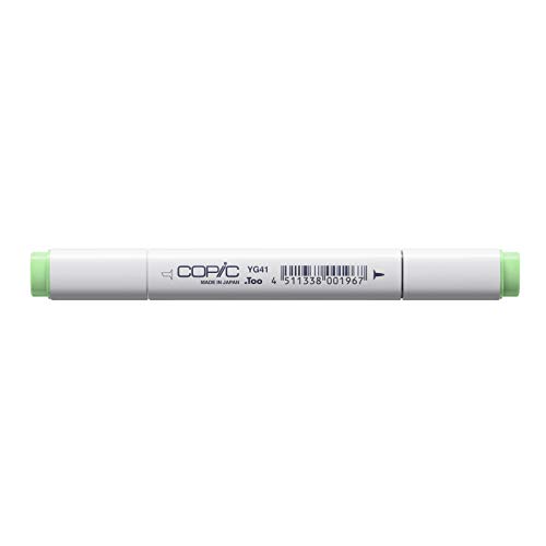 COPIC Classic Marker Typ YG - 41, Pale Cobalt Green, professioneller Layoutmarker, mit einer breiten und einer feinen Spitze von Copic