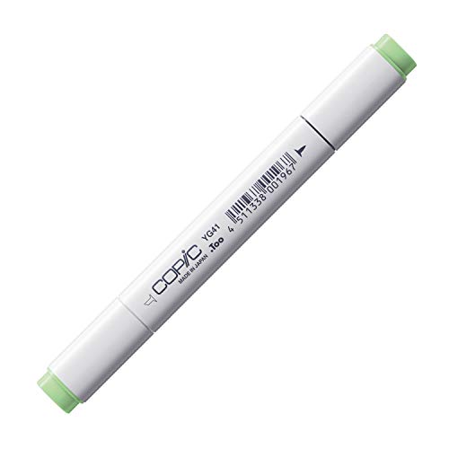 COPIC Classic Marker Typ YG - 41, Pale Cobalt Green, professioneller Layoutmarker, mit einer breiten und einer feinen Spitze von Copic