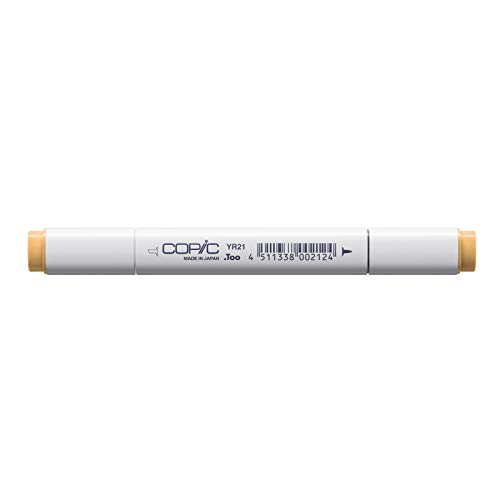 COPIC Classic Marker Typ YR - 21, Cream, professioneller Layoutmarker, mit einer breiten und einer feinen Spitze von Copic