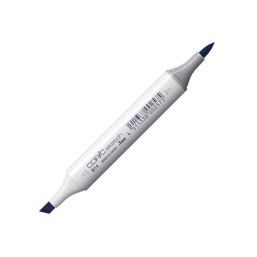 COPIC Sketch Marker Typ B - 14, Light Blue, professioneller Pinselmarker, mit einer Super-Brush-Spitze und einer Medium-Broad-Spitze COPIC Sketch Marker Typ B - 14, Light Blue, professioneller Pinselmarker, mit einer Super-Brush-Spitze und einer Medium-Broad-Spitze von Copic