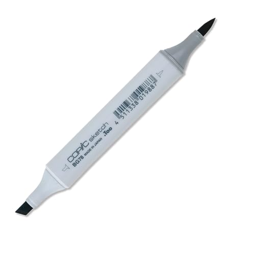 COPIC Sketch Marker Typ BG - 78, Bronze, professioneller Pinselmarker, mit einer Super-Brush-Spitze und einer Medium-Broad-Spitze von Copic