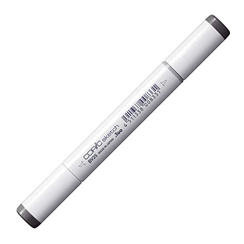 COPIC Sketch Marker Typ BV - 25, Grayish Violet, professioneller Pinselmarker, mit einer Super-Brush-Spitze und einer Medium-Broad-Spitze COPIC Sketch Marker Typ BV - 25, Grayish Violet, professioneller Pinselmarker, mit einer Super-Brush-Spitze und einer Medium-Broad-Spitze von Copic