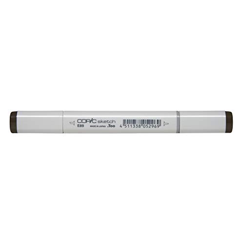 COPIC Sketch Marker Typ E - 89, Pecan, professioneller Pinselmarker, mit einer Super-Brush-Spitze und einer Medium-Broad-Spitze COPIC Sketch Marker Typ E - 89, Pecan, professioneller Pinselmarker, mit einer Super-Brush-Spitze und einer Medium-Broad-Spitze von Copic