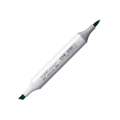 COPIC Sketch Marker Typ G - 43, Pistachio, professioneller Pinselmarker, mit einer Super-Brush-Spitze und einer Medium-Broad-Spitze COPIC Sketch Marker Typ G - 43, Pistachio, professioneller Pinselmarker, mit einer Super-Brush-Spitze und einer Medium-Broad-Spitze von Copic