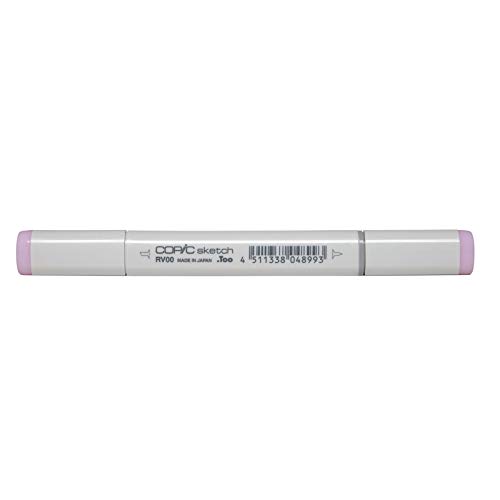 COPIC Sketch Marker Typ RV - 00, Water Lily, professioneller Pinselmarker, mit einer Super-Brush-Spitze und einer Medium-Broad-Spitze COPIC Sketch Marker Typ RV - 00, Water Lily, professioneller Pinselmarker, mit einer Super-Brush-Spitze und einer Medium-Broad-Spitze von Copic