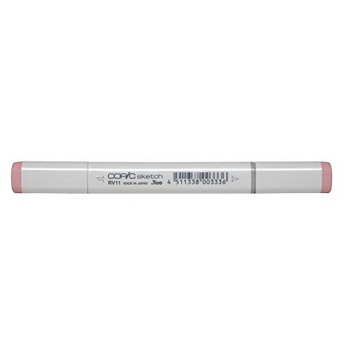 COPIC Sketch Marker Typ RV - 11, Pink, professioneller Pinselmarker, mit einer Super-Brush-Spitze und einer Medium-Broad-Spitze COPIC Sketch Marker Typ RV - 11, Pink, professioneller Pinselmarker, mit einer Super-Brush-Spitze und einer Medium-Broad-Spitze von Copic