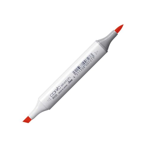 COPIC Sketch Marker Typ RV - 25, Dog Rose Flower, professioneller Pinselmarker, mit einer Super-Brush-Spitze und einer Medium-Broad-Spitze COPIC Sketch Marker Typ RV - 25, Dog Rose Flower, professioneller Pinselmarker, mit einer Super-Brush-Spitze und einer Medium-Broad-Spitze von Copic