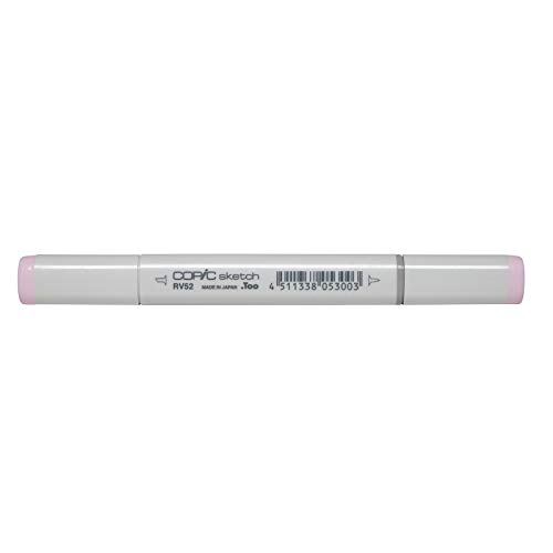 COPIC Sketch Marker Typ RV - 52, Cotton Candy, professioneller Pinselmarker, mit einer Super-Brush-Spitze und einer Medium-Broad-Spitze COPIC Sketch Marker Typ RV - 52, Cotton Candy, professioneller Pinselmarker, mit einer Super-Brush-Spitze und einer Medium-Broad-Spitze von Copic