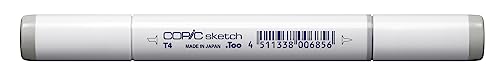 COPIC Sketch Marker Typ T - 4, toner gray No. 4, professioneller Pinselmarker, mit einer Super-Brush-Spitze und einer Medium-Broad-Spitze COPIC Sketch Marker Typ T - 4, toner gray No. 4, professioneller Pinselmarker, mit einer Super-Brush-Spitze und einer Medium-Broad-Spitze von Copic