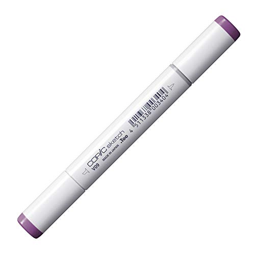 COPIC Sketch Marker Typ V - 09, Violet, professioneller Pinselmarker, mit einer Super-Brush-Spitze und einer Medium-Broad-Spitze COPIC Sketch Marker Typ V - 09, Violet, professioneller Pinselmarker, mit einer Super-Brush-Spitze und einer Medium-Broad-Spitze von Copic