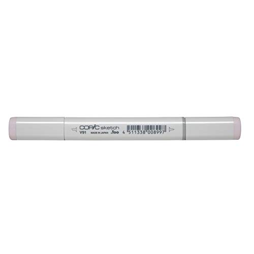 COPIC Sketch Marker Typ V - 91, Pale Grape, professioneller Pinselmarker, mit einer Super-Brush-Spitze und einer Medium-Broad-Spitze COPIC Sketch Marker Typ V - 91, Pale Grape, professioneller Pinselmarker, mit einer Super-Brush-Spitze und einer Medium-Broad-Spitze von Copic