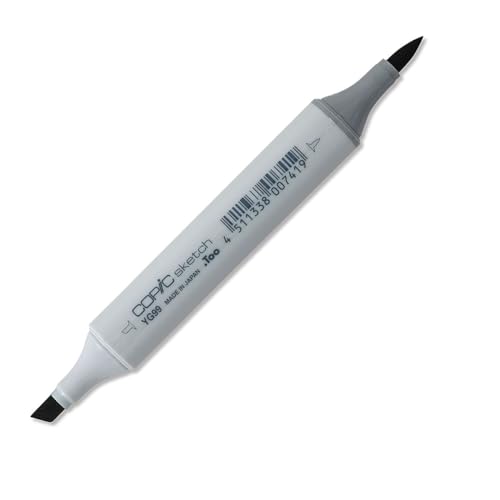 COPIC Sketch Marker Typ YG - 99, Marine Green, professioneller Pinselmarker, mit einer Super-Brush-Spitze und einer Medium-Broad-Spitze COPIC Sketch Marker Typ YG - 99, Marine Green, professioneller Pinselmarker, mit einer Super-Brush-Spitze und einer Medium-Broad-Spitze von Copic