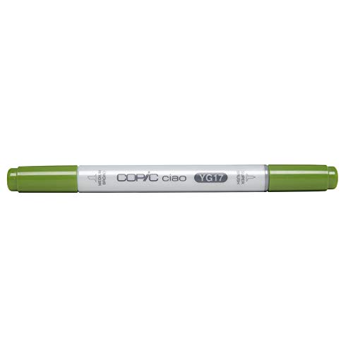 COPIC Ciao Marker Typ YG - 17, Grass Green, vielseitiger Layoutmarker, mit einer mittelbreiten und einer Brush-Spitze COPIC Ciao Marker Typ YG - 17, Grass Green, vielseitiger Layoutmarker, mit einer mittelbreiten und einer Brush-Spitze von Copic