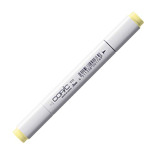 COPIC Classic Marker Typ Y - 11, Pale Yellow, professioneller Layoutmarker, mit einer breiten und einer feinen Spitze von Copic