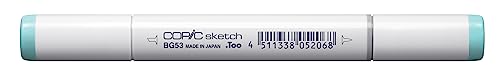 COPIC Sketch Marker Typ BG - 53, Ice Mint, professioneller Pinselmarker, mit einer Super-Brush-Spitze und einer Medium-Broad-Spitze COPIC Sketch Marker Typ BG - 53, Ice Mint, professioneller Pinselmarker, mit einer Super-Brush-Spitze und einer Medium-Broad-Spitze von Copic