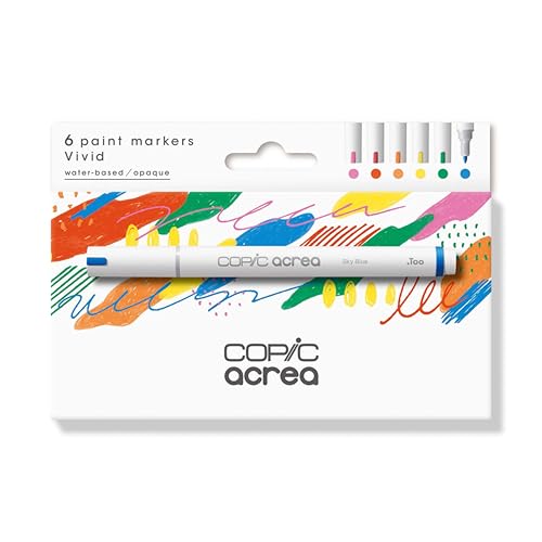 Copic acrea 014, Coral Pink, Paint Marker mit wasser- und pigmentbasierter Tinte, Strichstärke 0,8-1,2 mm Copic acrea 014, Coral Pink, Paint Marker mit wasser- und pigmentbasierter Tinte, Strichstärke 0,8-1,2 mm von Copic